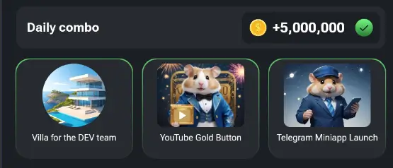 Hamster Kombat Daily Combo Cards 20240724